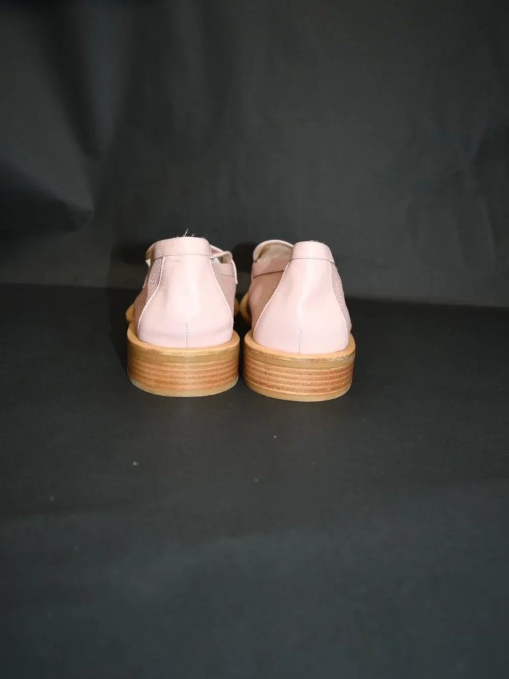 $550 STUART WEITZMAN palmer glitter mesh loafer VAMP SLIP ON PINK 9 (PD17)